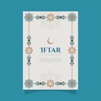 iftar Einladung Vorlage. Ramadan karem. - - Vektor. vektor