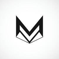 modern m brev logotyp, m abstrakt logotyp design begrepp isolerat vektor mall illustration