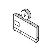 elektrische ausrüstung farbe symbol vektor flache illustration