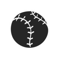 Hand gezeichnet Baseball Vektor Illustration