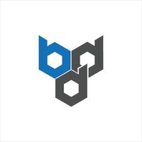 bdd kreativ Logo und Symbol Design vektor