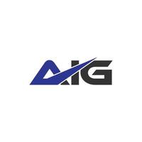 aig kreativ logotyp och ikon design vektor