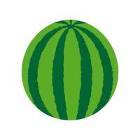 frisch und saftig Wassermelone isoliert auf Weiß Hintergrund vektor