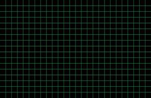 grön rutnät mönster med svart bakgrund astetisk minimal bakgrund vektor