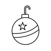 de illustration av jul boll vektor