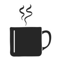 Hand gezeichnet Kaffee Tasse Vektor Illustration