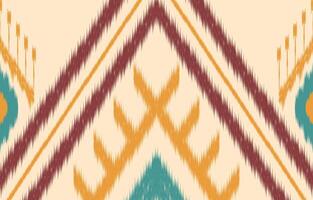 ethnisch abstrakt Ikat Kunst. aztekisch Ornament drucken. geometrisch ethnisch Muster nahtlos Farbe orientalisch. Design zum Hintergrund ,Vorhang, Teppich, Hintergrund, Kleidung, Verpackung, Batik, Vektor Illustration.