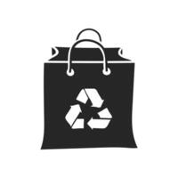 Hand gezeichnet recyceln Symbol Vektor Illustration