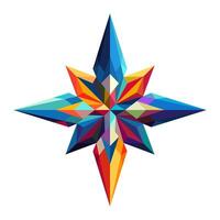 bunt Star Logo Vektor