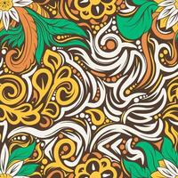 illustration av ett abstrakt kulturell batik mönster med tjock sömlös rader vektor