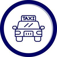 Taxi-Vektor-Symbol vektor