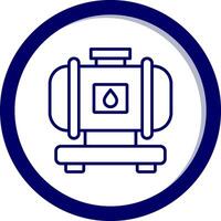 Fabrik Panzer Vektor Symbol