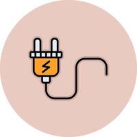 Plug-Vektor-Symbol vektor