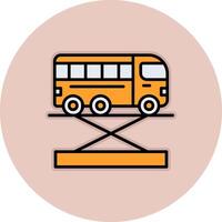 Bus Jack Vektor Symbol