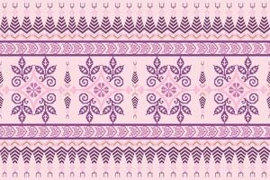 blommig korsa sy broderi bakgrund.geometrisk etnisk orientalisk sömlös mönster traditionell.aztec stil abstrakt vector.design för textur, tyg, kläder, inslagning, dekoration, matta. vektor