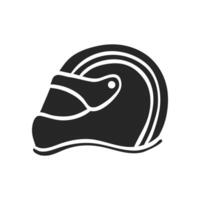 Hand gezeichnet Motorrad Helm Vektor Illustration