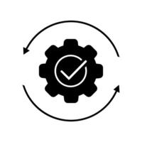 genehmigen Symbol Vektor Satz. akzeptiert dokumentieren Illustration Zeichen Sammlung. Garantie Symbol.