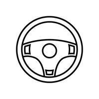 Lenkung Rad Symbol Vektor. Maschine Steuerung Illustration unterzeichnen. steuern Symbol oder Logo. vektor