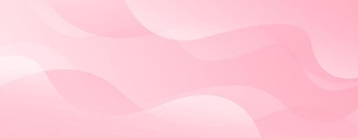 abstrakt färgrik rosa kurva bakgrund, rosa skönhet dynamisk tapet med Vinka former. mall baner bakgrund för skönhet Produkter, försäljning, annonser, sidor, evenemang, webb, och andra vektor
