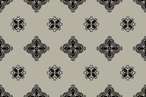 Ikat Stammes- indisch nahtlos Muster. ethnisch aztekisch Stoff Teppich Mandala Ornament einheimisch Boho Chevron textil.geometrisch afrikanisch amerikanisch orientalisch traditionell Vektor Illustrationen. Stickerei Stil.
