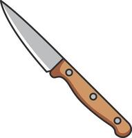 verktyg kniv ikon. kök redskap och matlagning tema. isolerat design. vektor illustration