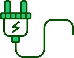 Plug-Vektor-Symbol vektor