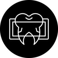 Dental x Strahl Vektor Symbol