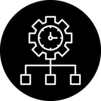 Zeitmanagement-Vektorsymbol vektor