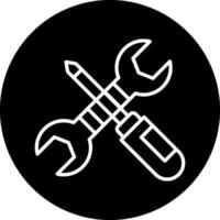 Mechaniker Werkzeuge Vektor Symbol