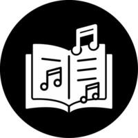 musik bok vektor ikon
