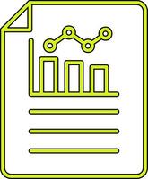 Balkendiagramm-Vektorsymbol vektor