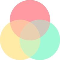 Färg palett platt ljus ikon vektor