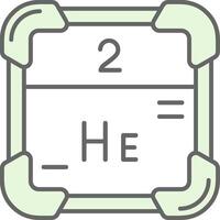 Helium Grün Licht Stutfohlen Symbol vektor