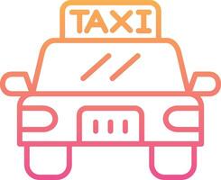 Taxi-Vektor-Symbol vektor