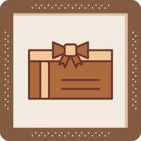 Vektorsymbol für Geschenkkarten vektor