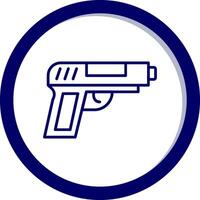 Symbol für Pistolenvektor vektor