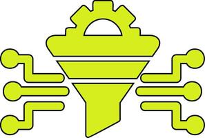 Arbeit Prozess Vektor Symbol