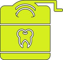 Dental Zahnseide Vektor Symbol