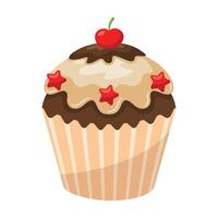 Cupcake Symbol Illustration. Vektor Design