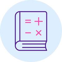 Mathe-Buch-Vektor-Symbol vektor