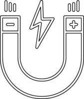 Magnetismus-Vektor-Symbol vektor