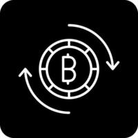 Bitcoin Austausch Vektor Symbol