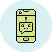 chatbot vektor ikon