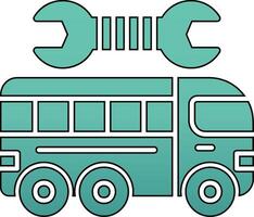 reparieren Bus Vektor Symbol