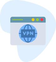 VPN-Vektorsymbol vektor