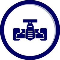 Rennen Auto Vektor Symbol