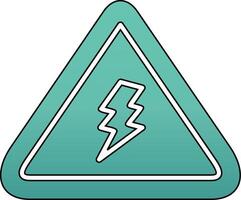 elektrisch Achtung Zeichen Vektor Symbol