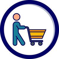 Shopping-Vektor-Symbol vektor