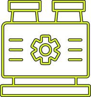 Fabrik Maschine Vektor Symbol