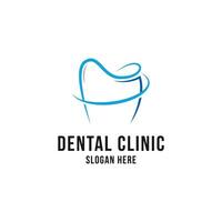 Dental Klinik medizinisch Logo Design Konzept Idee vektor